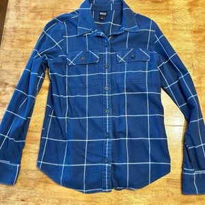 Patagonia Navy Plaid Shirt